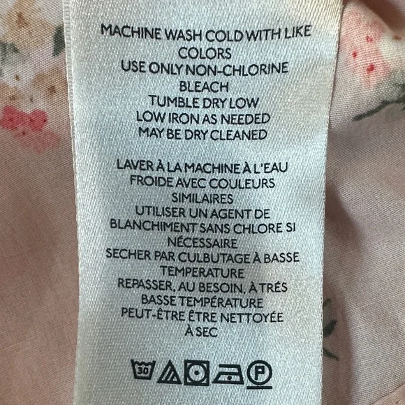 NWT Anthropology Coquette Girl Cropped Bubble Puff Sleeve Cinch Blouse Size M - Picture 11 of 11